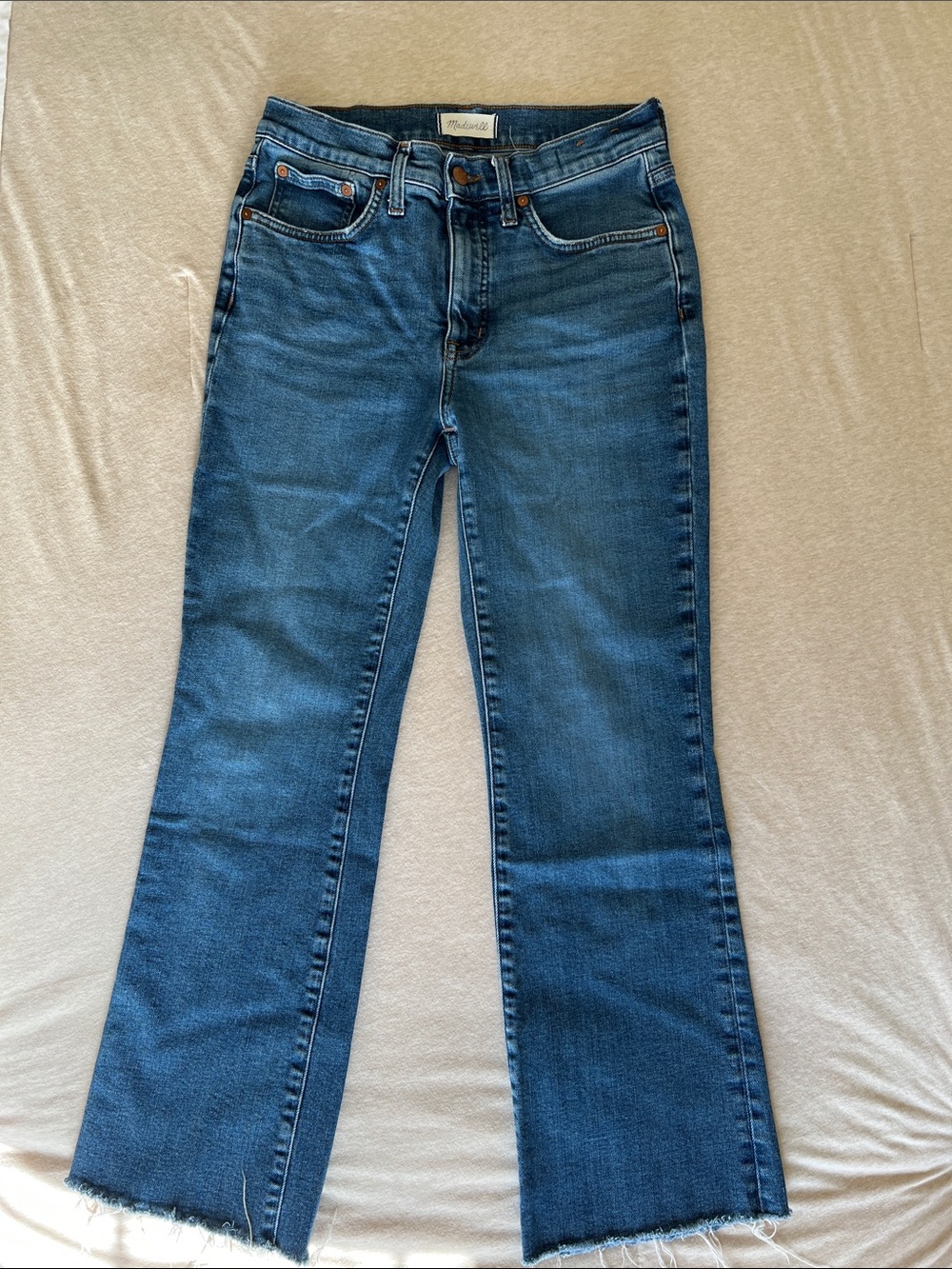 Madewell Medium Blue Flare-Leg Jeans